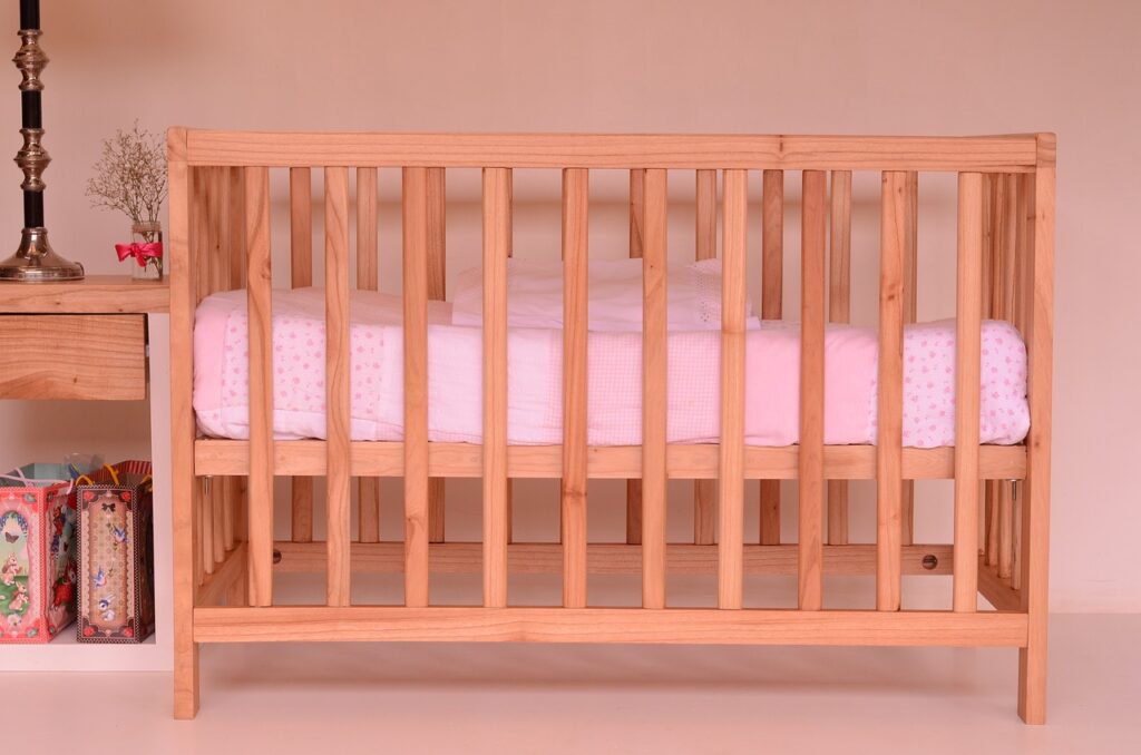 crib, baby bed, baby cot